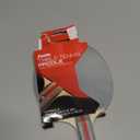Franklin Sports Ping Pong Paddle - Performance Table Tennis Racket - Wooden Pro Style Paddle with Rubber Surface - Red + Gray