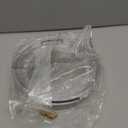 LAMU 2 Tier Lazy Susan Turntable Organizer 9.25'' Rotating Spice Rack Organization for Cabinet, Kitchen, Pantry, Countertop, Bathroom, Vanity, Medicine Cabinet Organizer, Clear