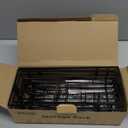 HapiRm Hanging Shower Caddy Organizer - No Drilling Shower Shelves with Hooks and Toothbrush Holder, Rustproof 304 Stainless Steel Bathroom Organizer - Black