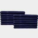Spa Towels for Facials - Salon Facial Towels 16 x 27 Inches Pack of 12 (Navy Blue)