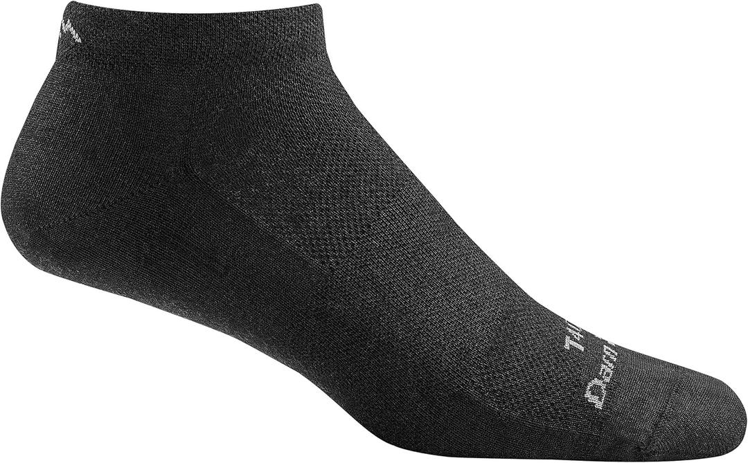 T4037 No Show Lightweight Tactical Sock No Cushion (Small, Black)