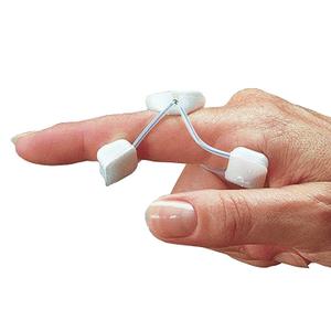 Rolyan Sof-Stretch Extension Splint, Small, White, Finger Brace & Knuckle Immobilization Device, Recovery & Rehabilitation Aid for Edema, Joint Extension & Contractures, Support for Injured Fingers (White - 1 Pack)