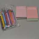 Geyee 24 Pcs Sarcastic Sticky Notes with Funny Pens 3 x 4 Inch to Do List Notepads with Sayings Pen for Valentines Coworkers Nurse Teacher Employee Office Staff Work Team Appreciation Gifts