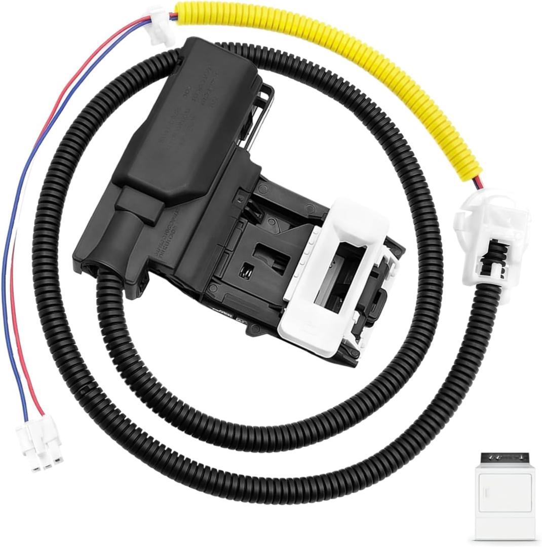 W11307244 W10682535 Washer Lid Lock Switch Assembly (3 Wire) Compatible with Kenmore Whirlpool Maytag Amana Crosley Replace W10838613 W10838613VP W11253733 PS12704713 Washer Door Lock