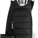 Original HydroBag Fits Up to 32 oz Water Bottle Holder with Strap  Hands-Free Crossbody Water Bottle Carrier Bag with Phone Pocket (Standard, Black Matte)