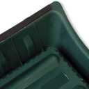 FloraCraft Plastic Floral Casket Saddle 2.75 Inch x 11.25 Inch x 12.75 Inch Green