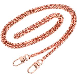 47"/120cm Purse Chain Strap Shoulder Cross Body Sling Purse Handbag Replacement Accessories with Metal Buckles