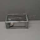Kensizer Humane Rat Trap, Chipmunk Rodent Trap that Work for Indoor and Outdoor Small Animal - Mouse Voles Hamsters Live Cage Catch and Release 1-Pack Small 10.5" L x 5.5" W x 4.5" H