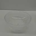 Hammered Plastic Serving Bowl - 15", Clear, 1 Pc