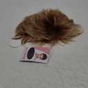 Short Mixed Blonde Pixie Cut Wigs for White Women Wavy Layered Blonde Mixed Auburn Shaggy Synthetic Hair Replacement Wig with Bangs