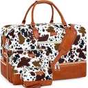 ITIEZY Weekender Overnight Bag for Women - Large Travel Duffel Bag with Shoe Compartment, Gym Duffel Bag Hospital Bag Carry On Tote Bags for Airplanes 1Pc 