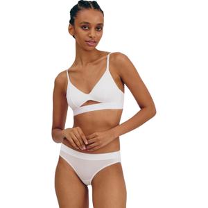 Organic Basics Women's Soft Touch Triangle Bralette (White)