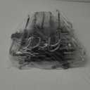 4 Pack 6-Tier Space Saving Pant Hangers, Anti-Slip, Lightweight, Stainless Steel, Black, 6 Pairs Jeans Hangers