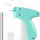 Stitch Gun for Clothes, Handheld Stitch Gun Quick Clothing Fixer, Portable Tagging Gun for Home & Retail Use, Includes 6 Needles,1000 Black & 1000 White Fasteners (Blue,1pcs+2000tag)