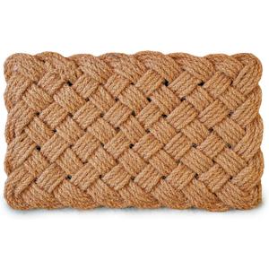 MAINEVENT Rope Doormat 30x17 Inch, Woven Mat for Indoor and Covered Outdoor, Welcome Mat