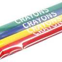 Madisi Crayons Bulk Pack, Regular Size, 4 Colors, cellophane 250 Packs, 1000 Count