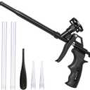 Foam Gun, Preciva Professional Foaming Gun Heavy Duty PU Expanding Foam Gun Spray Application Applicator