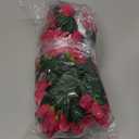 Faux Bougainvillea Artificial Flowers Plants for Outdoors Outside Decoration, 2 PCS Fake Flowers Silk Long Trailing Vines UV Resistant Realistic for Front Door Porch Planter Urn Patio Balcony Hot Pink