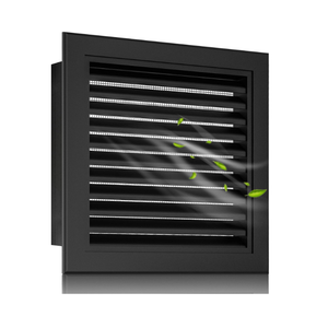 18" x 18" Aluminum Gable Vent with Screen - Stylish Louvered Vents for Effective Attic and Shed Ventilation - Essential Home Improvement, Vent Opening: 16" x 16"