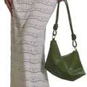 Milumia Women's Hollow Out Knitted Maxi Skirt Boho Low Waist Sheer Summer Long Skirts Size L