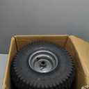 AR-PRO (2 Pack) 15x6.00-6 Front Tire and Wheel Assembly, 15x6-6 Lawn Mower Tire with 3" Centered Hub & 3/4" Bushing, 4-Ply Pneumatic