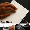 YSAGi Leather Desk Protector, Office Mat, Large Mouse Mat, Non-Slip PU Leather Blotter, Laptop Desk Mat, Waterproof Writing Pad for Office and Home (Black, 31.5" x 15.8")