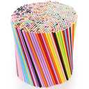 DEAYOU 800 PCS Paper Drinking Straws, Disposable Paper Straws for Mixed Drinks, Party Supplies, Restaurant, Food Service, Birthday, Wedding, Baby Shower, Christmas, Holiday, Gift, Assorted Colors