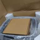 Open-Top Self Cleaning Litter Box, Automatic Cat Litter Box with APP Control, Dual Safety Sensors, Includes Trash Bags, Grey-White