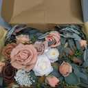 Faux Flower Swag Set of 2 for Wedding Welcome Signs Floral Swag Wedding Reception Ceremony Signs Decor (Terracotta)
