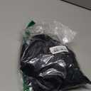 Avidlove Long Sleeve Bodysuits for Women Mock Neck Sheer Mesh Sleeve Bodysuit Double Lined Leotards Shirt Going Out Top (Small, Black Geometric)