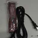 Professional Grooming Electric Corded 2-Speed Horse Clipper with Detachable Blade - Cool & Quiet Running Design - Includes Size T84 Blade for Complete Horse Grooming - Burgundy