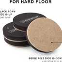 Felt Furniture Sliders Hardwood Floors X-PROTECTOR 24 PCS 2 1/2 inch Furniture Sliders Heavy Duty Felt Sliders Hard Surfaces Move Your Furniture Easily & Safely!