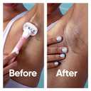 Gillette Venus ComfortGlide White Tea Women's Razor, Handle + 4 Blade Refills, Holiday Gifts for Women