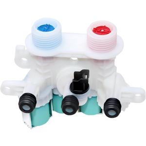 W11096268 w10758829 Water Inlet Valve - w10853296 suitable for kenmore whirlpool washers - W10632527 w11220230 water inlet valve exact fit wtw7300dw1, wtw8500dc5, etc.