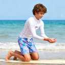 2 x westwolf Boys Swim Trunks with Compression Liner Kids Boxer Briefs Bathing Suit 7-20 Years Old Swimming Shorts Quick Dry