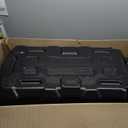 Rubbermaid ActionPacker 35 Gallon, Made in USA, Lockable Plastic Storage Bin with Lid and Wheels- Outdoor, Industrial, Rugged, Camping Gear and Truck Bed Storage - Gray and Black