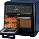 Oster 11-Quart Dual Air Fryer Oven with 2 Cooking Zones, Large Capacity Air Fryer with 6 Cooking Functions & 2 Baskets