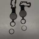 2 Pack Retractable Key Chain Heavy Duty Badge Holder Reel with Multitool Carabiner Belt Clip and Key Ring for Key Holder, Steel Wire Cord Up to 23.5 inch