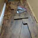 Washer Dryer Countertop, 54" x 27.55" 2-Tier Washer Dryer Topper with Edge, for Laundry Room Organization Rustic Brown