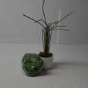 Der Rose 28" Fake Plants Large Artificial Monstera Faux Potted Plants Indoor Tall Tree for Living Room Decor (White)