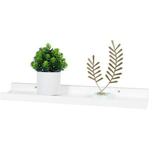 Floating Shelves Wall Mounted 20 Inch, Solid Oak Wood Shelf for Decor and Storage, Picture Ledge for Bedroom Bathroom Living Room Kitchen, 20 * 4 * 1.5, 1 Pack