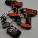 BLACK+DECKER 20V MAX Cordless Drill and Impact Driver, Power Tool Combo Kit with Battery and Charger (BD2KITCDDI)