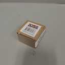 Stainless Steel & Rubber Wall-Mounted Door Stopper by NYCO Architectural Hardware- Heavy Duty Round Door Bumper for Wall & Door Protection- Modern Universal Door Slam Stopper (Satin Chrome US26D)