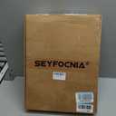 seyfocnia Men's Leather Messenger Bag, Laptop Briefcase Business Satchel Computer