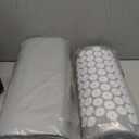 ProsourceFit Acupressure Mat and Pillow Set for Back/Neck Pain Relief and Muscle Relaxation (Large, Grey/White)