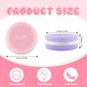 Sticky Cookie Squishies Fidget Toys Adults, Squeeze Toys Fidget Toys for Autism, Stress Balls for Adults Fidgets Birthday Easter Basket Stuffers(8 Pack Pink Black Green Purple)