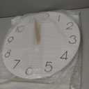 Cicininc Wall Clock, 16 Inch Wooden Battery Operated Wall Clocks Silent Non-Ticking, Decorative White Clock for Living Room, Bedroom, Kitchen, Home, Office, School, Hotel