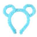 3 Pcs Plush Bear Ear Headbands Stretchy Fluffy Animal Ear Hairbands for Women Girls Party Cosplay Christmas Theme Daily Wear Cute Hair Accessories