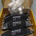 SUPLABEL Front Brake Pads for 2009 2010 20112018 Dodge Ram 2500 3500 Ceramic 2010 2011 2012 2013 2014 2015 2016 2017 Replacement Brake Pads w/Hardware HZ1399