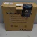 STEUGO Corner Shower Caddy, 3 Pack Adhesive Shower Corner Organizer Shelves, No Drilling Stainless Steel Shower Storage Rack with 12 Hooks for Bathroom, Dorm and Kitchen (Matte Black).